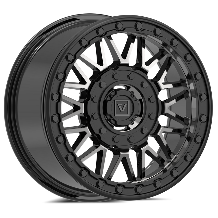 V08 BEADLOCK 15X7 +30MM 4X137/4X156 DARK TINT