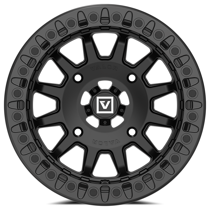 V09 BEADLOCK 15X7 +40 4X137 SATIN BLACK