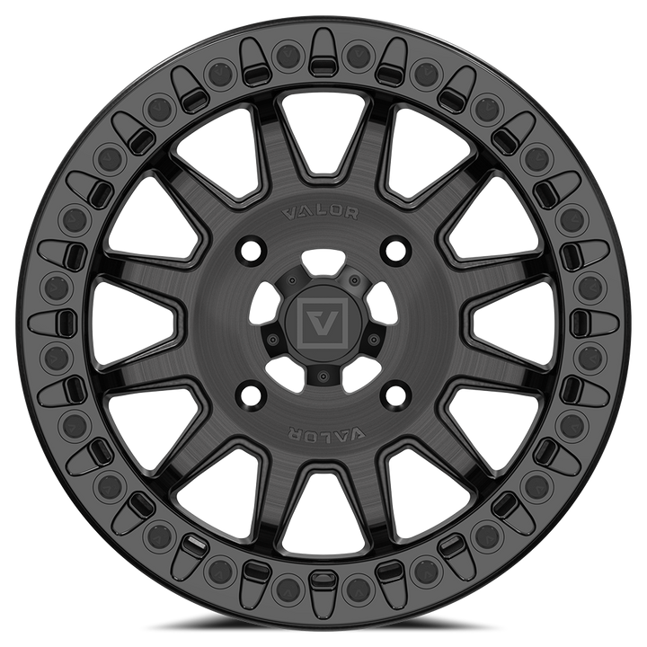 V09 BEADLOCK 15X7 +40 4X137 BRUSHED CHARCOAL