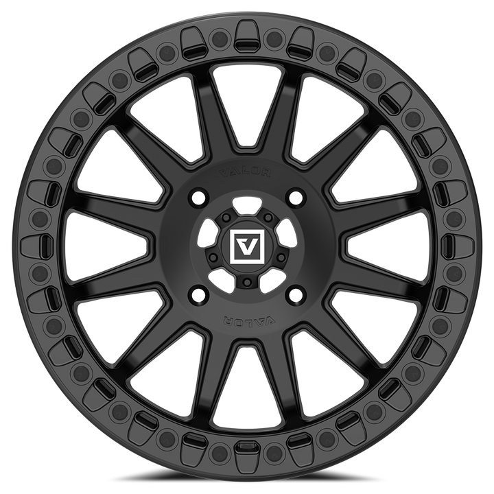 V09 BEADLOCK 17X8 +40 4X137 SATIN BLACK