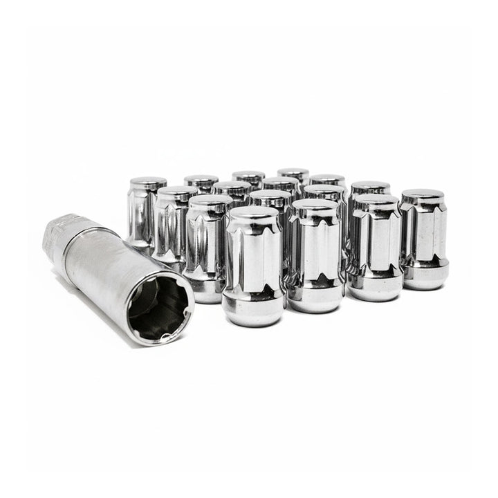 12X1.25 SPLINE 4 LUG KIT 1.38" CHROME