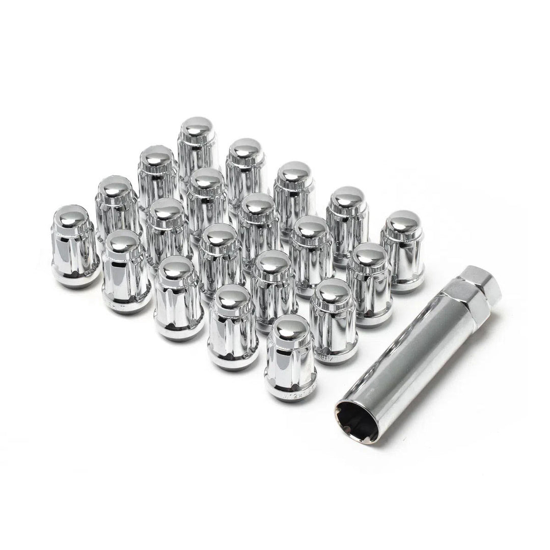 12X1.50 SPLINE 5 LUG KIT 1.38" CHROME