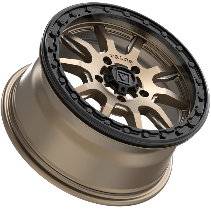 V15 BEADLOCK 15X7 +45MM 5X114.3 SATIN BRONZE MILLED