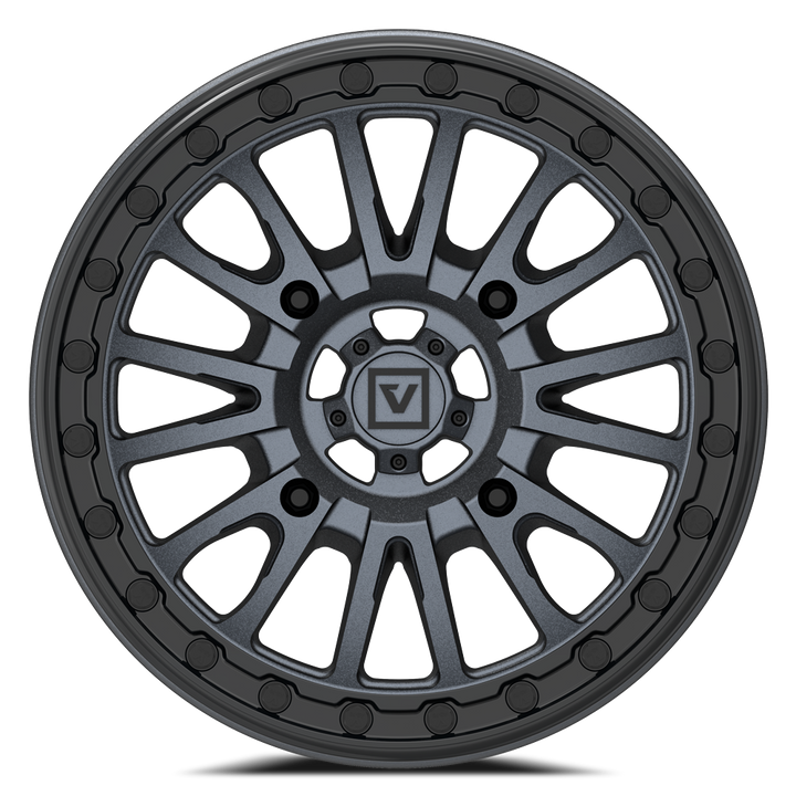 V16 BEADLOCK 15X8 -12MM 4X156 SATIN GUNMETAL