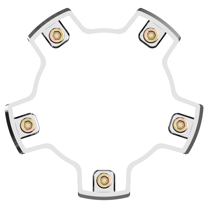VCAP2 CAP RISER CHROME - ABS