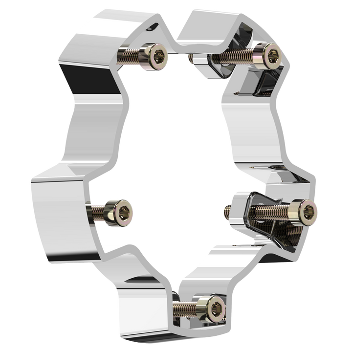VCAP2 CAP RISER CHROME - ABS
