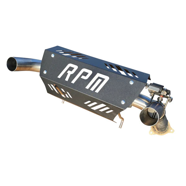 RPM SxS RZR XPT E-Valve Muffler - Dual Tip Captains Choice Exhaust- 2016-2022 XPT XP Turbo S