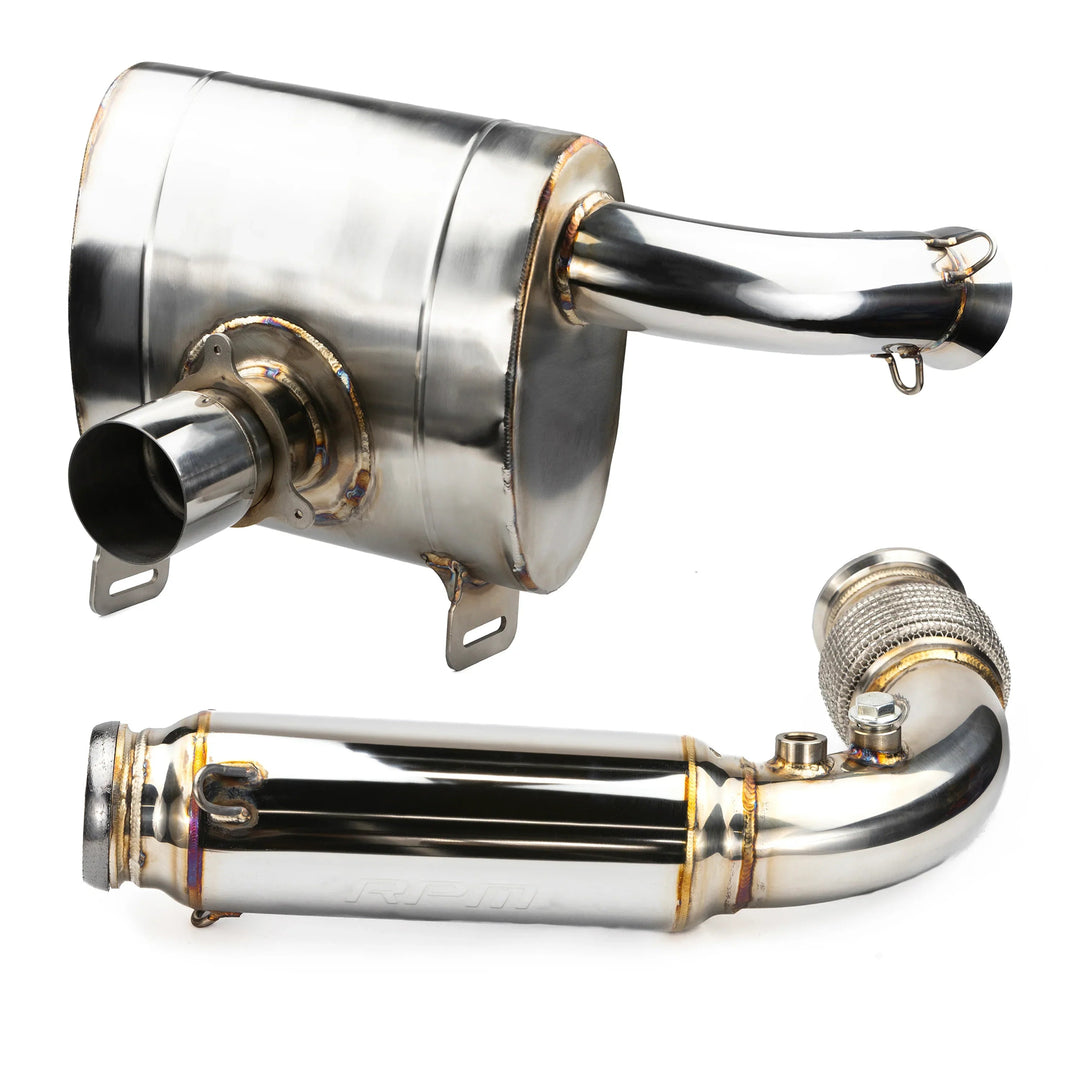 RPM Can-Am Maverick X3 FULL 3" Chambered Q-Series Turbo Back Exhaust System
