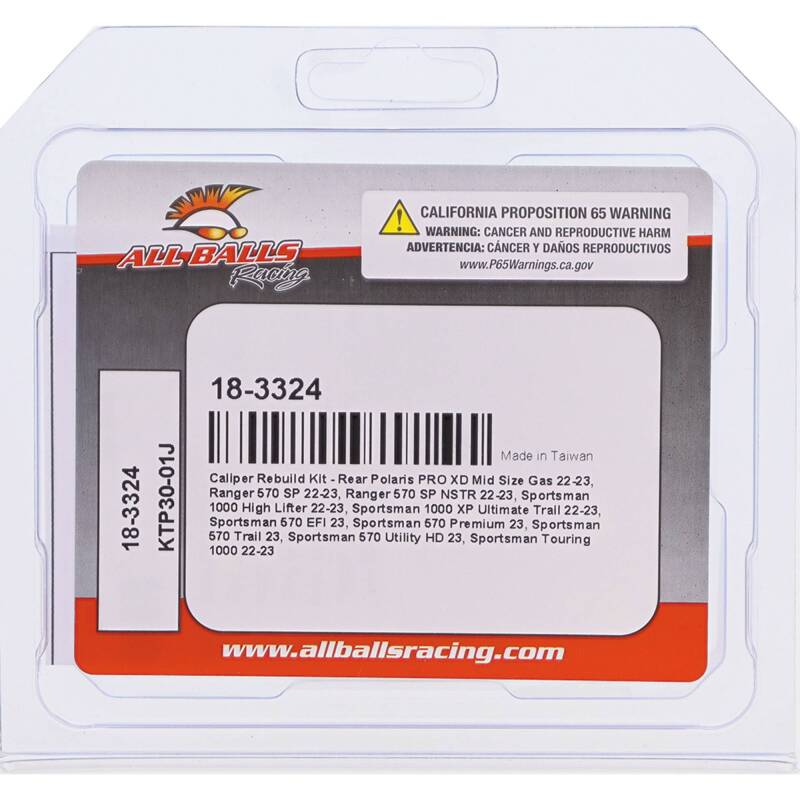 All Balls Racing Caliper Rebuild Kit