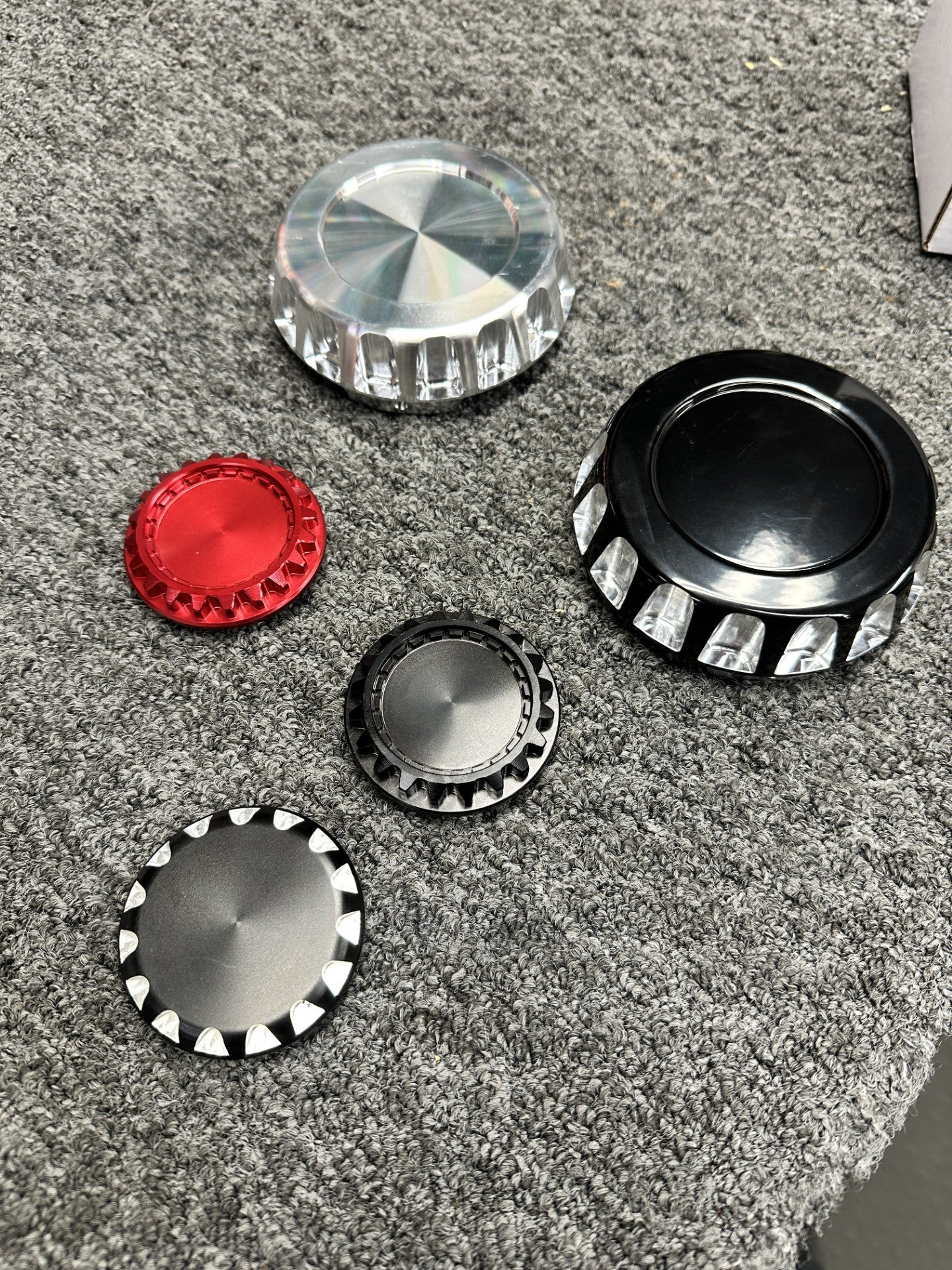 ALBA CRUSHER BILLET CENTER CAPS – SXS Connection