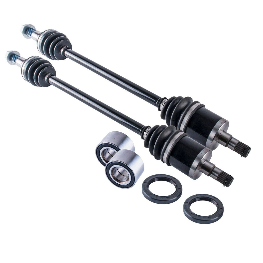 Can Am Maverick Front Cv Axles & Wheel Bearings Set 1000 705401235 705401873