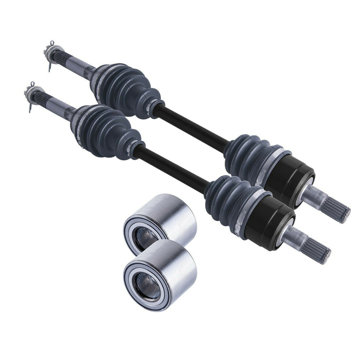 Kawasaki 610 / SX Mule Front Axles & Wheel Bearings Set