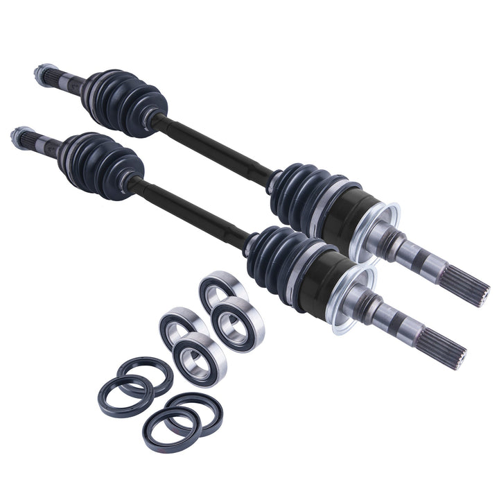 Suzuki Quv Front Cv Axles With Wheel Bearings Set 620