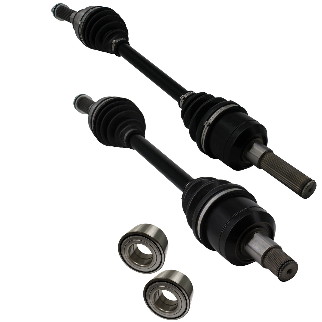 Kawasaki Mule Pro Rear Cv Axles & Wheel Bearings Set 59266-0710