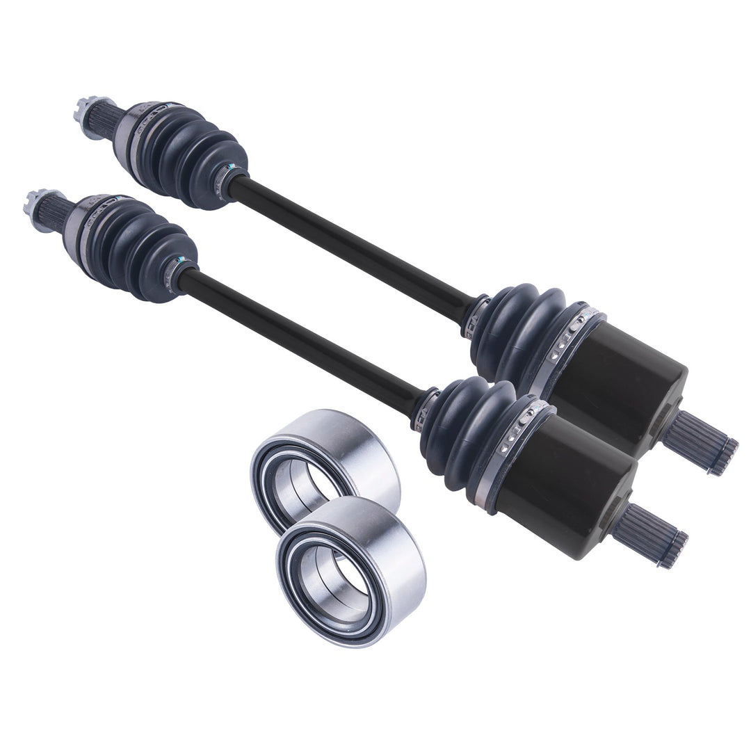 Polaris Scrambler 850 1000 Front Differential Axles & Wheel Bearings Bundle