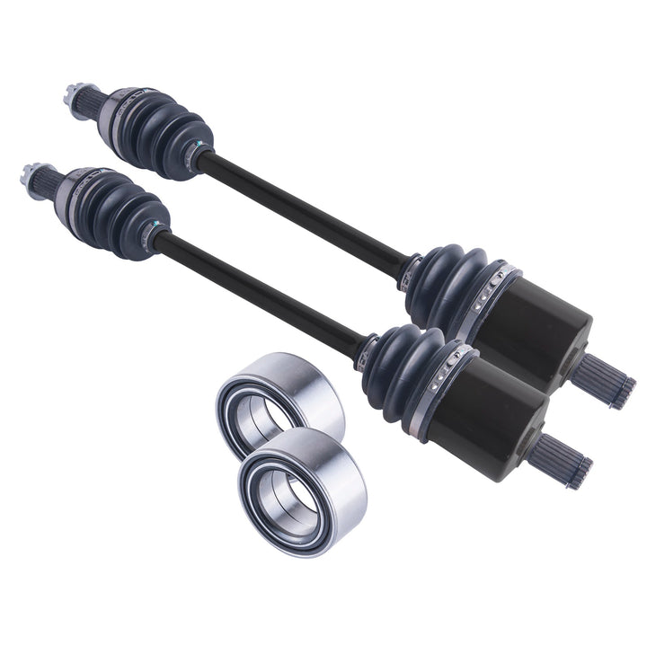Polaris Scrambler 850 1000 Front Differential Axles & Wheel Bearings Bundle