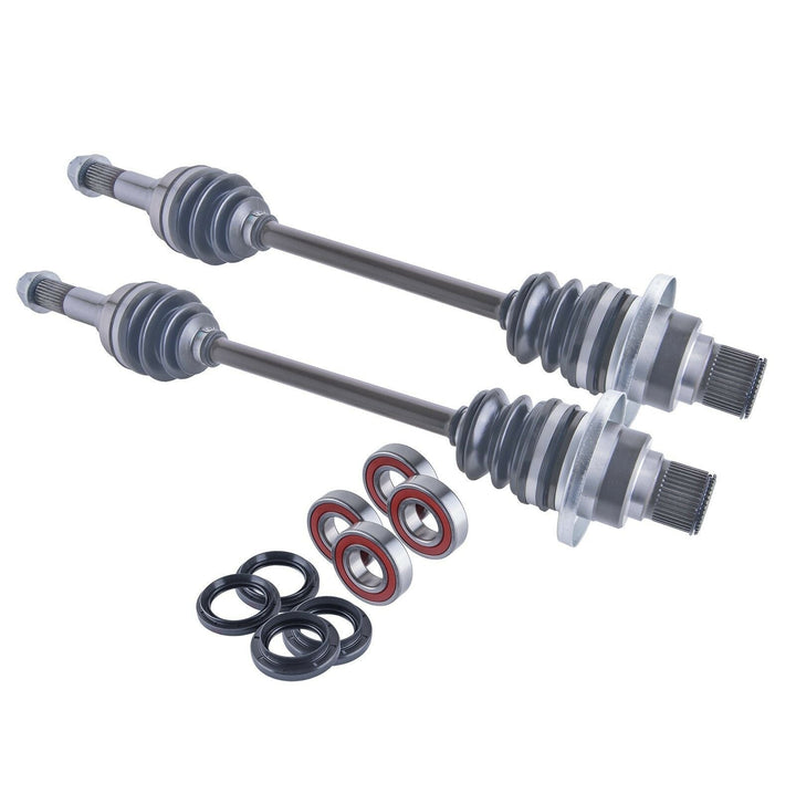 Yamaha Rhino Rear Cv Axles Wheel Bearings & Seals Set 450 / 660
