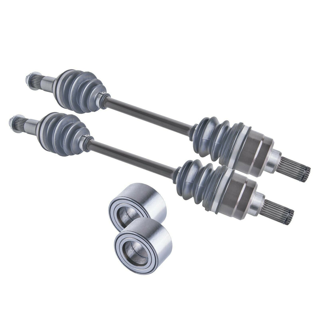 Yamaha Kodiak / Grizzly Rear Cv Axles & Wheel Bearings Set 550 / 700