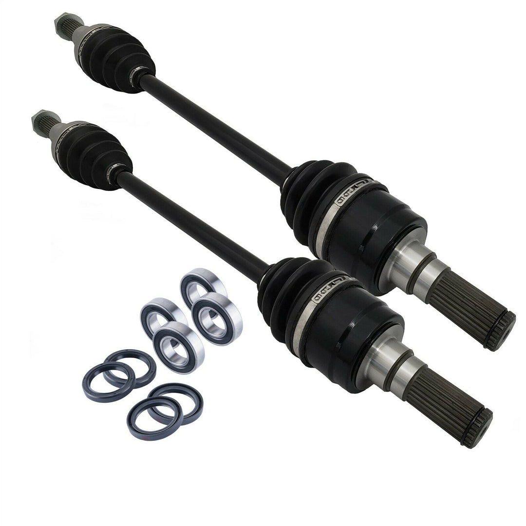 Yamaha Viking / Wolverine Rear Cv Axle & Wheel Bearing Set
