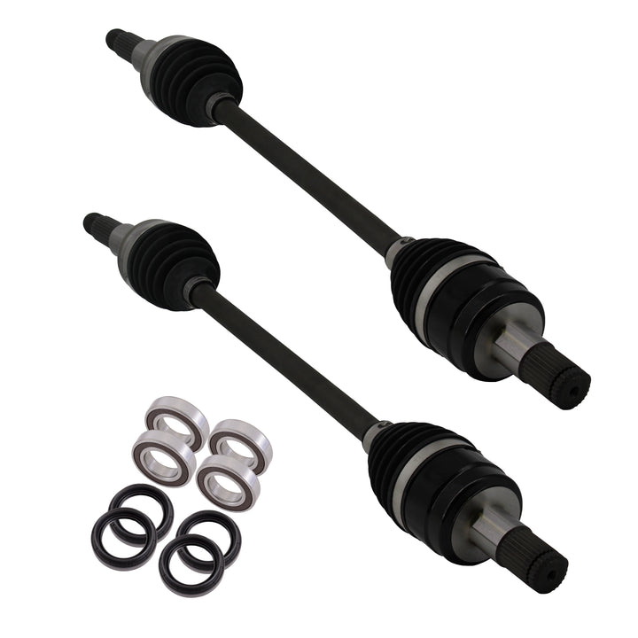 Yamaha Wolverine X4 / X2 Front Cv Axle & Wheel Bearing Set Bg4-2518F-00-00