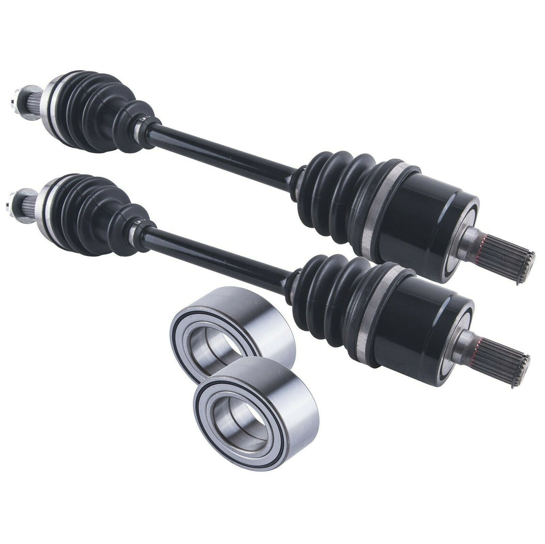 Honda Front Cv Axles & Wheel Bearings Set Rancher Non Irs 420