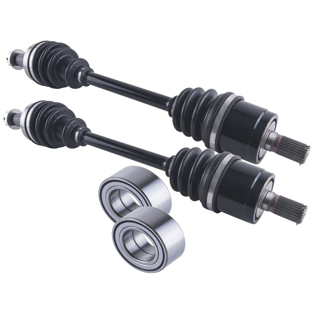 Honda TRX 420 500 520 Rear CV Axles Wheel Bearings & Seals Set