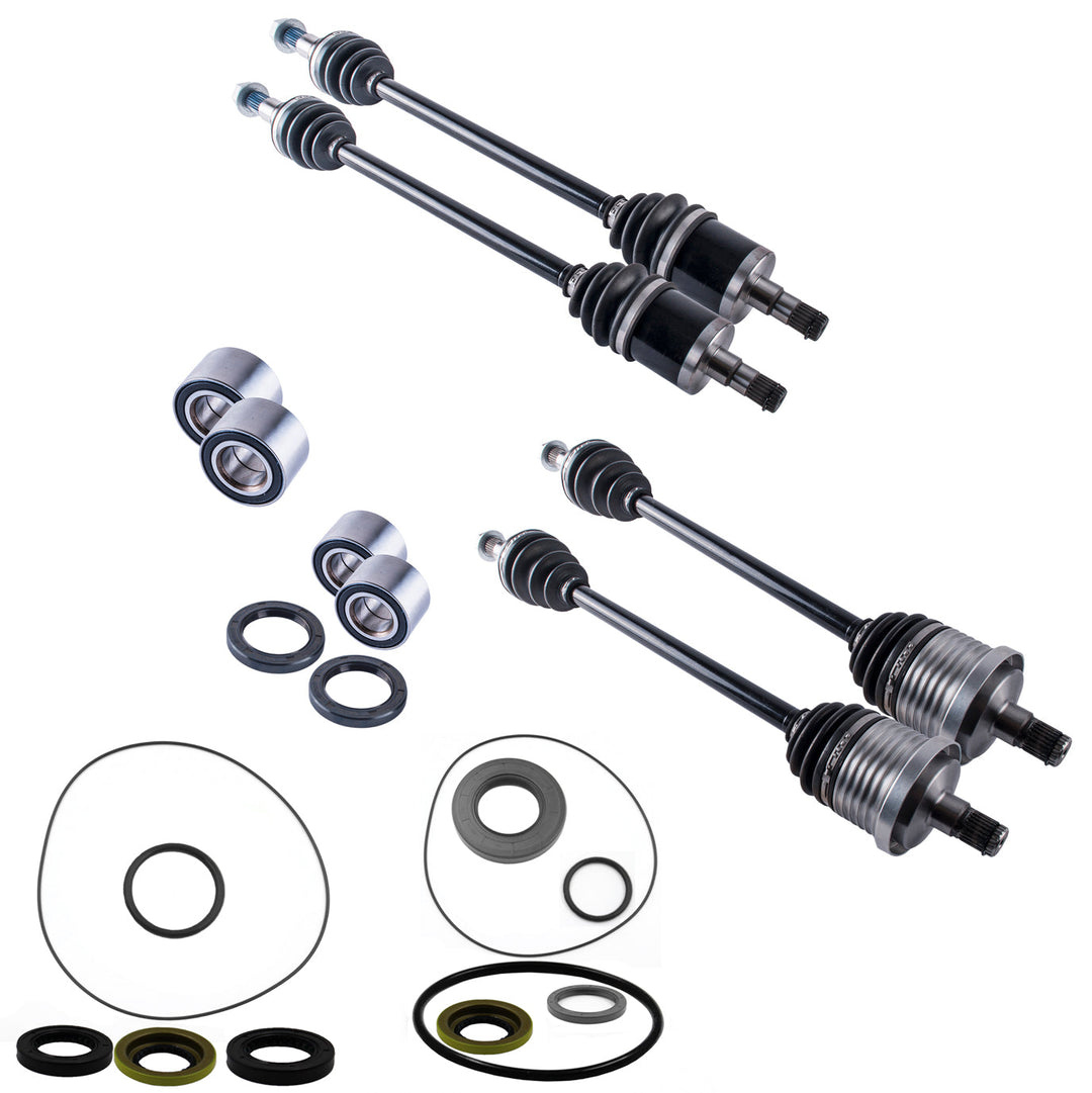 Can-Am Maverick 1000 Front & Rear CV Axles Wheel Bearings Differential Seals Bundle - image 1