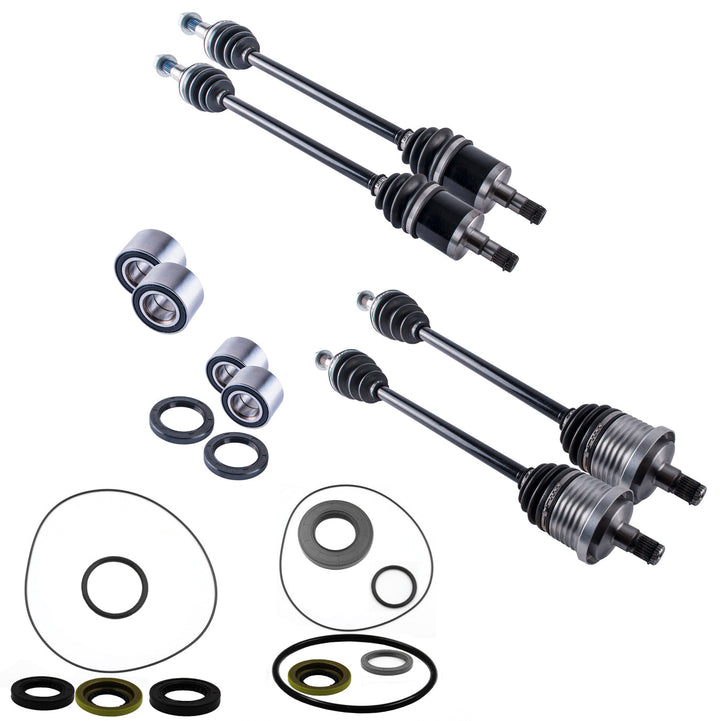 Can-Am Maverick 1000 Front & Rear CV Axles Wheel Bearings Differential Seals Bundle - image 1