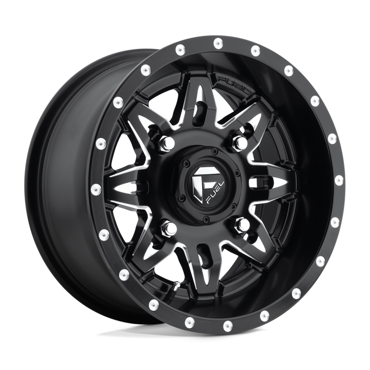 Fuel UTV Lethal Non Beadlock wheel-Matte Black Milled