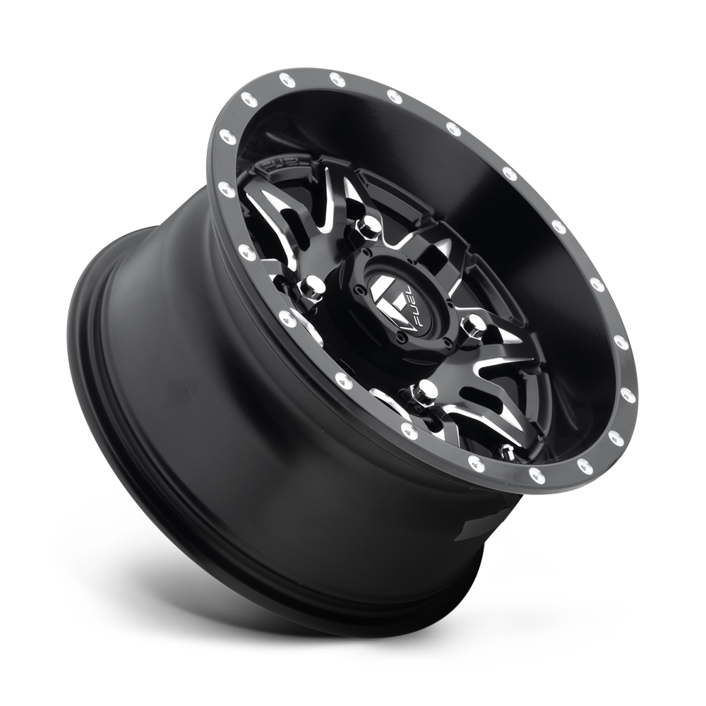 Fuel UTV Lethal Non Beadlock wheel-Matte Black Milled