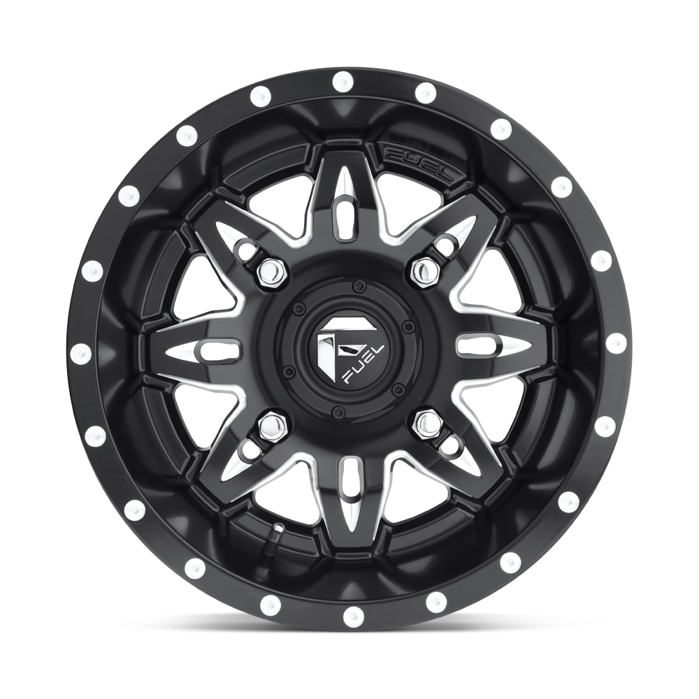 Fuel UTV Lethal Non Beadlock wheel-Matte Black Milled