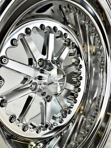 Element - FF Forged Polished Silver RZR PRO R 5X4.5