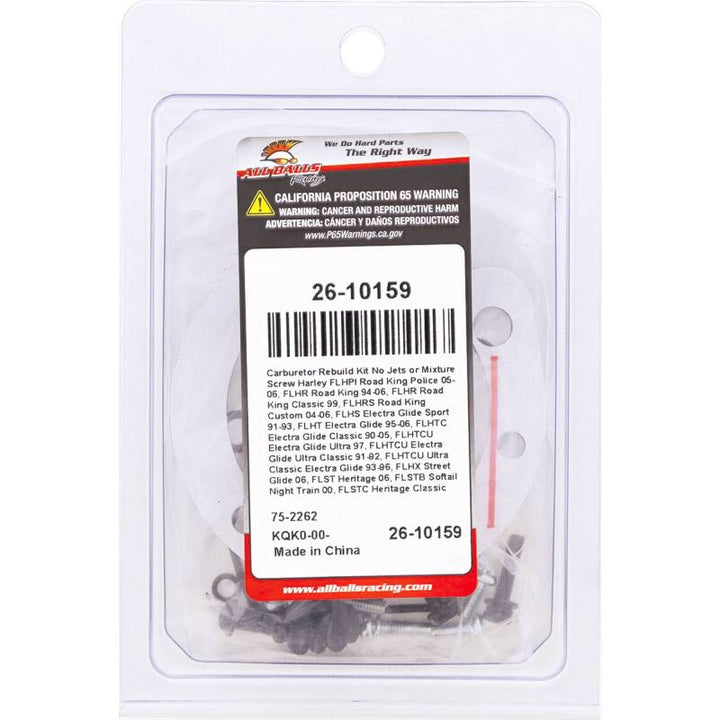 All Balls Racing Carburetor Rebuild Kit
