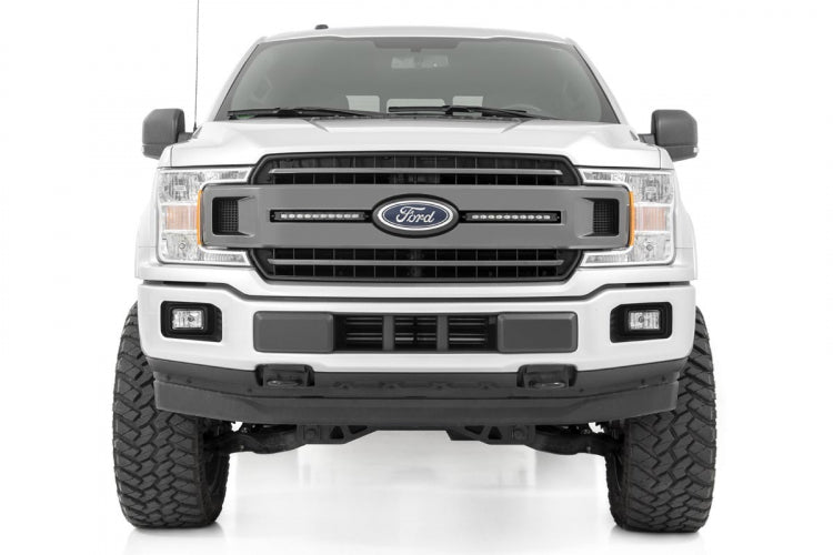 Rough Country Ford Dual 10in LED Grille Kit (18-20 F-150 XLT)