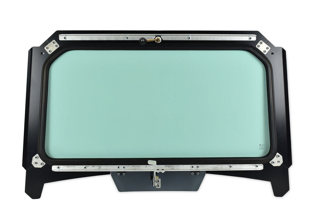 Black Vented Glass Windshield for 2019 RZR with Wiper
