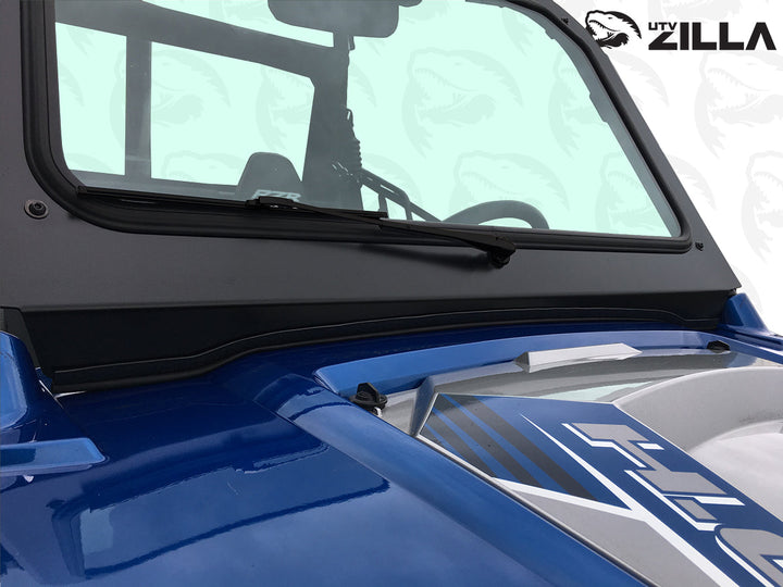 Black RZR 570, 800, XP900  Full Glass Windshield with Wiper