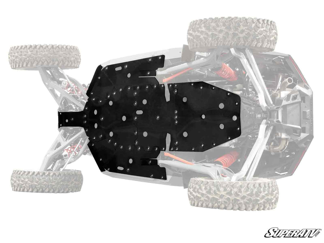 POLARIS RZR TURBO R FULL SKID PLATE