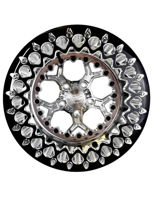 Pro 5 - FF Forged Polished Beadlock - Silver RZR Pro R 5x4.5