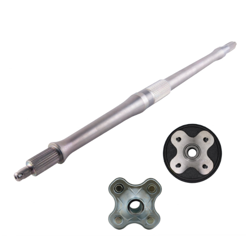 Yamaha Rear Wheel Axle And Hubs Big Bear 350 / Kodiak 400 Yfm350Fwb