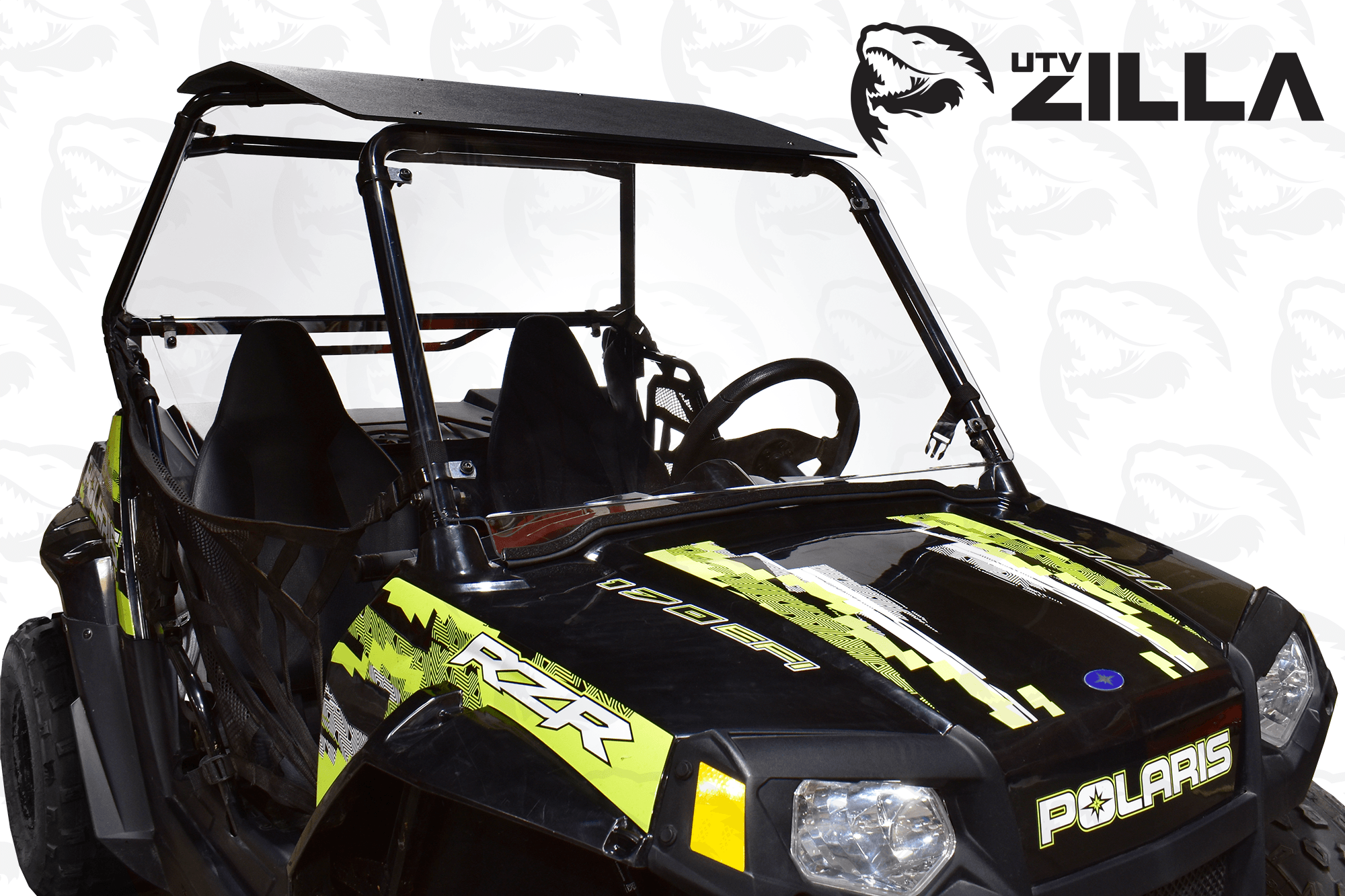 RZR 170 Full Clear Polycarbonate Windshield