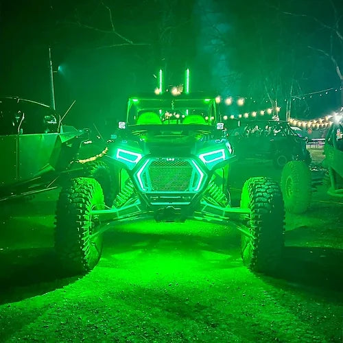 (RGB+W) Polaris RZR / General Headlights (Compatible With Rock Lights)