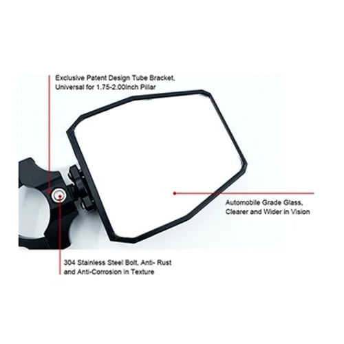 INFINITE OFFROAD SIDE SHOOTER LED NARROW MIRRORS (90 WATTS)