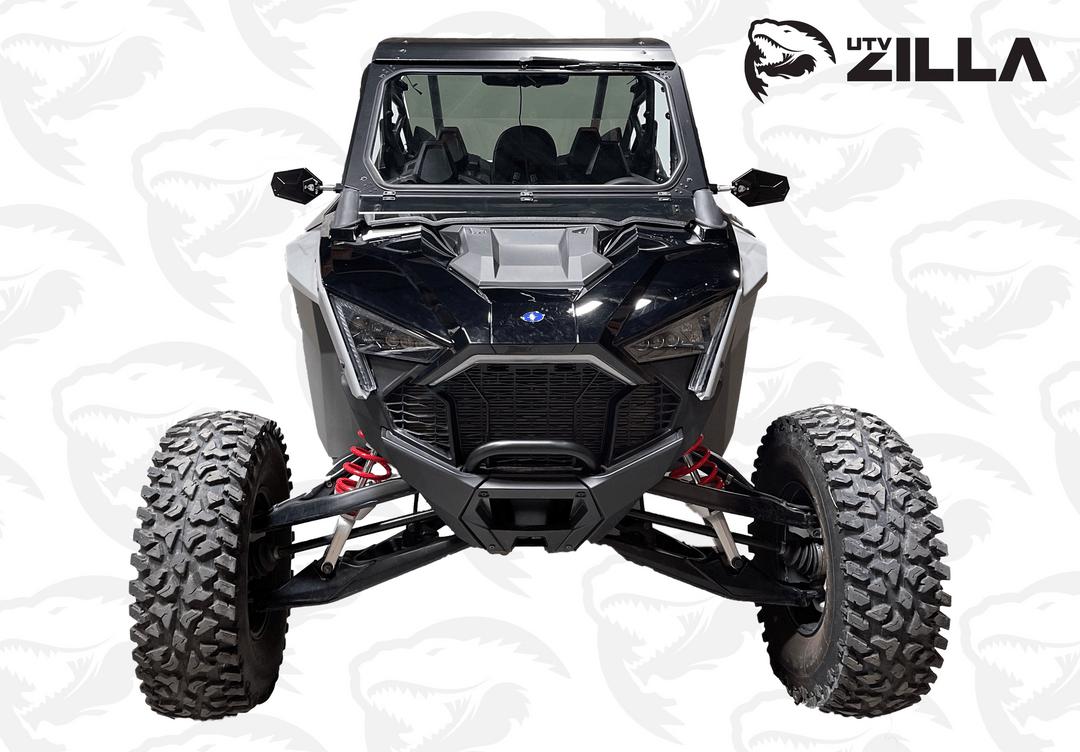 Black Vented Glass Windshield for RZR PRO/TURBO R with Wiper