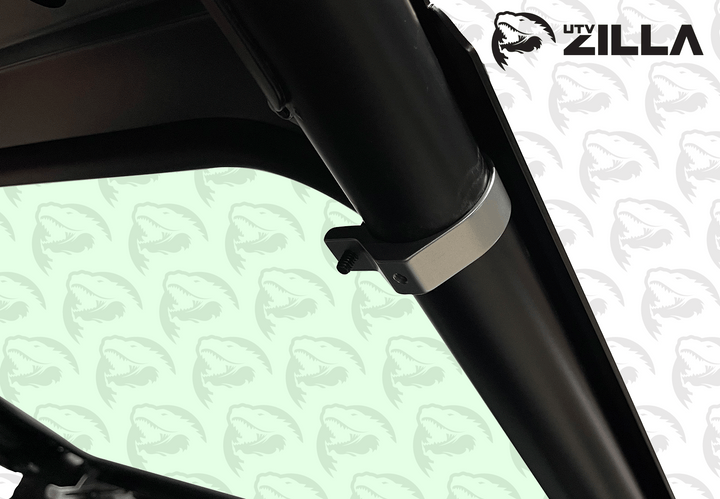 Black Vented Glass Windshield for RZR PRO/TURBO R with Wiper