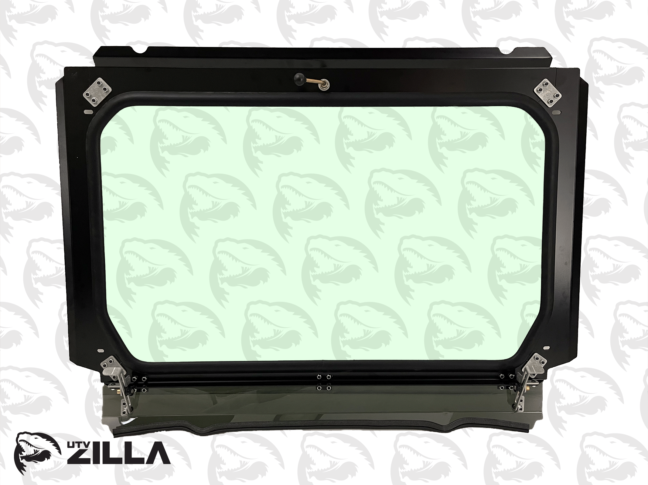 Black Vented Glass Windshield for RZR PRO/TURBO R with Wiper