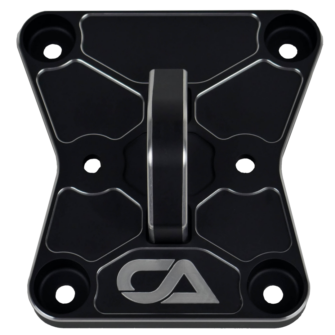 CA Tech Pull Plate  3D scanned for perfect fitment and machined from 6061 aluminum with a finished thickness of 1" for maximum durability, the new 2022 Can-Am X3 pull plate is easy to install and built to last a lifetime.   OEM color matching ensures all CA Tech parts will pair perfectly with your build. 