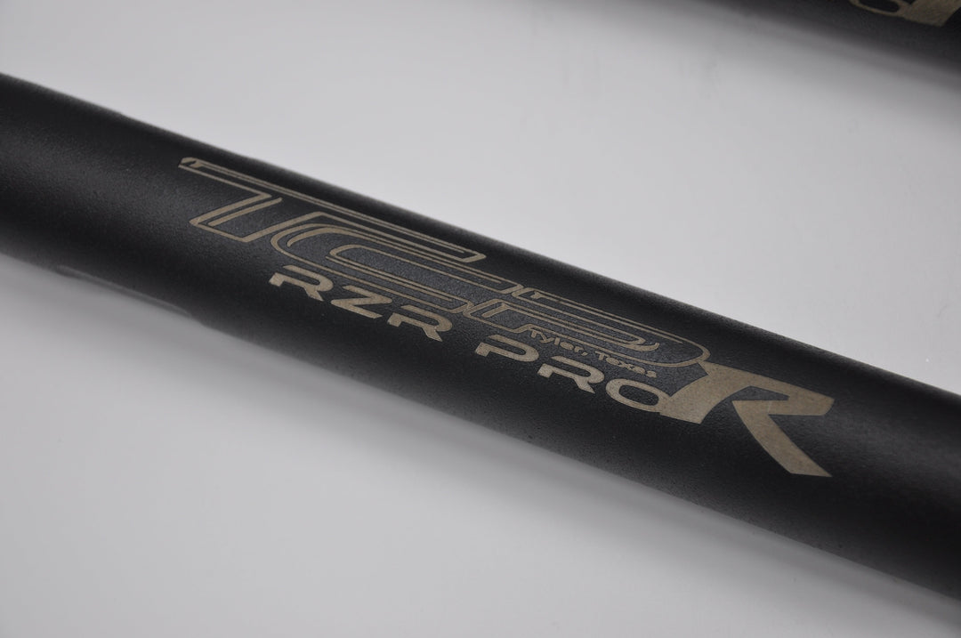 Heavy Duty Tie Rods for Polaris RZR Pro R, Close-up view of laser engraved logo