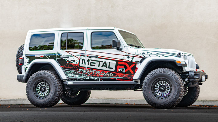 best rogue truck, satin black contrast cut at metal fx offroad