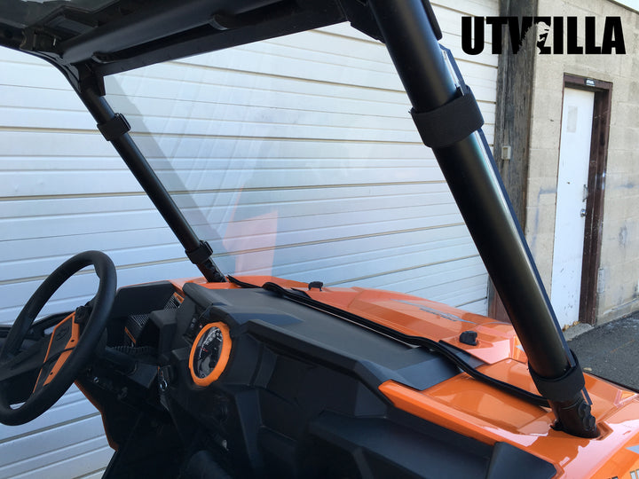 Full Polycarbonate Windshield with Quick Straps for RZR 900, 1000, TURBO (upgrade options)