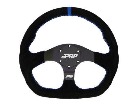 Suede D-Shape Steering Wheel